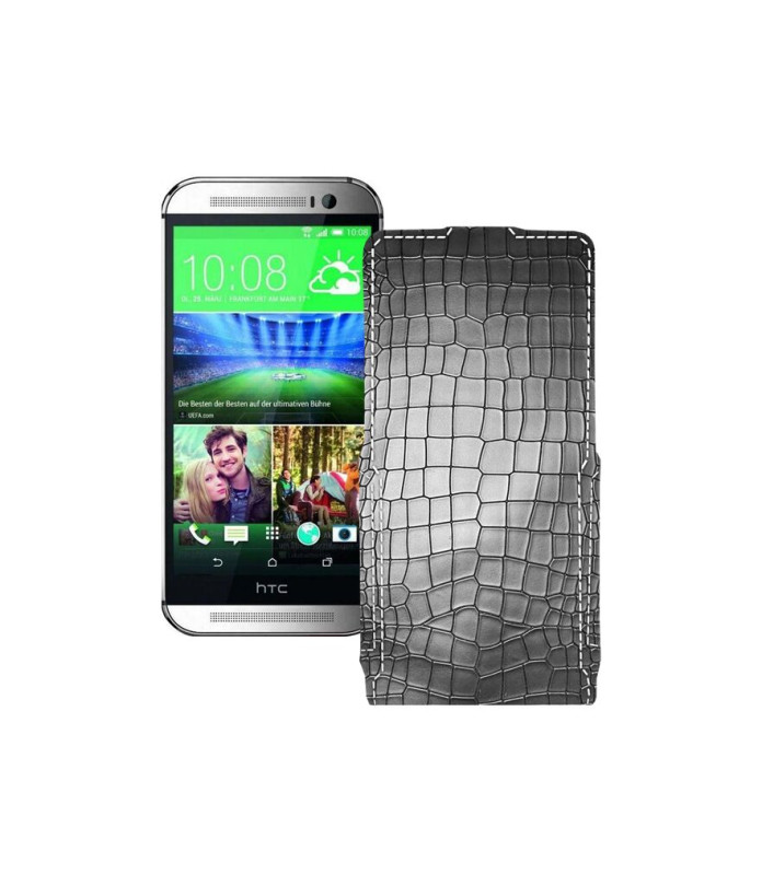 Чохол-флип з екошкіри для телефону HTC One M8