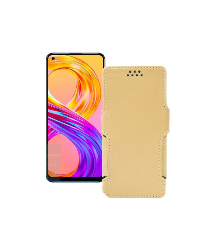 Чохол-книжка з екошкіри для телефону Realme 8 5G