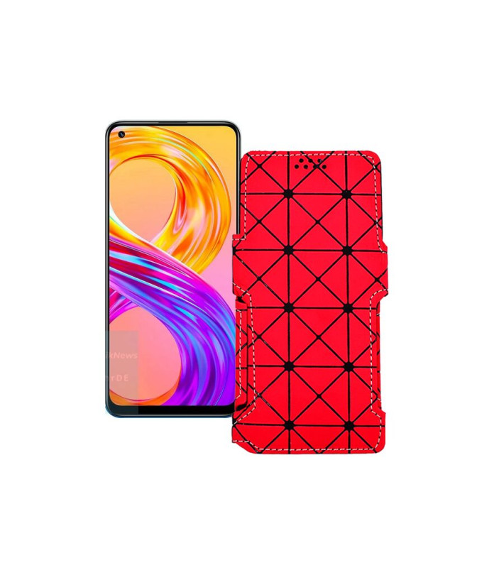 Чохол-книжка з екошкіри для телефону Realme 8 5G