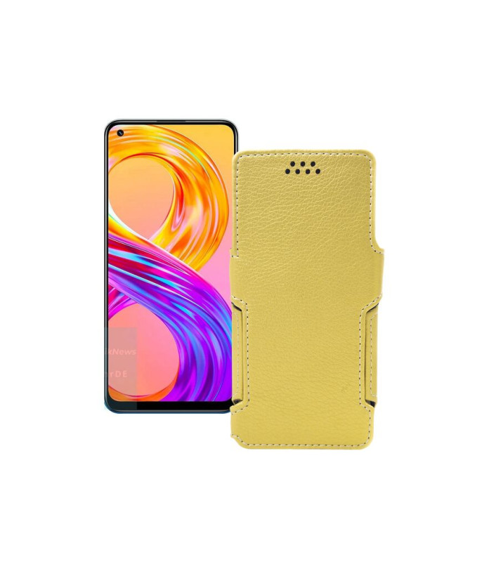 Чохол-книжка з екошкіри для телефону Realme 8 5G