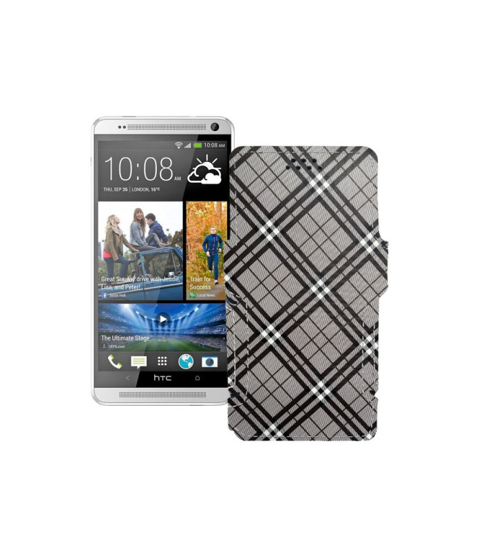 Чохол-книжка з екошкіри для телефону HTC One Max