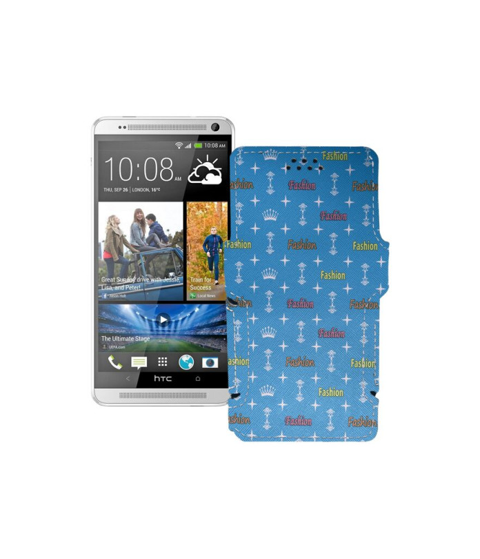 Чохол-книжка з екошкіри для телефону HTC One Max