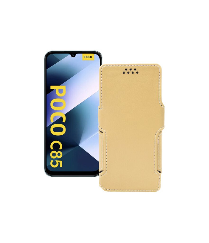 Чохол-книжка з екошкіри для телефону Xiaomi Poco C85 4G