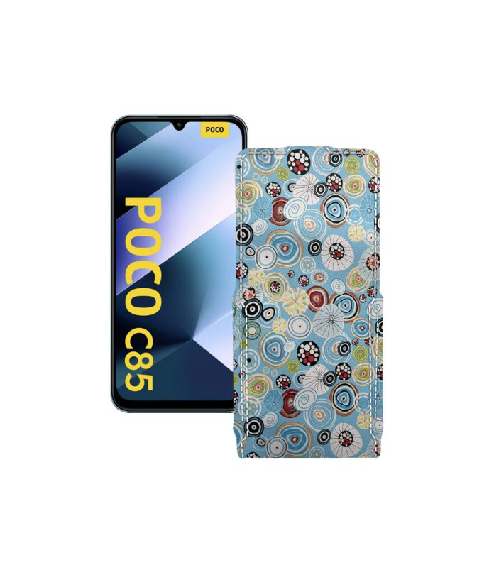 Чохол-флип з екошкіри для телефону Xiaomi Poco C85 4G