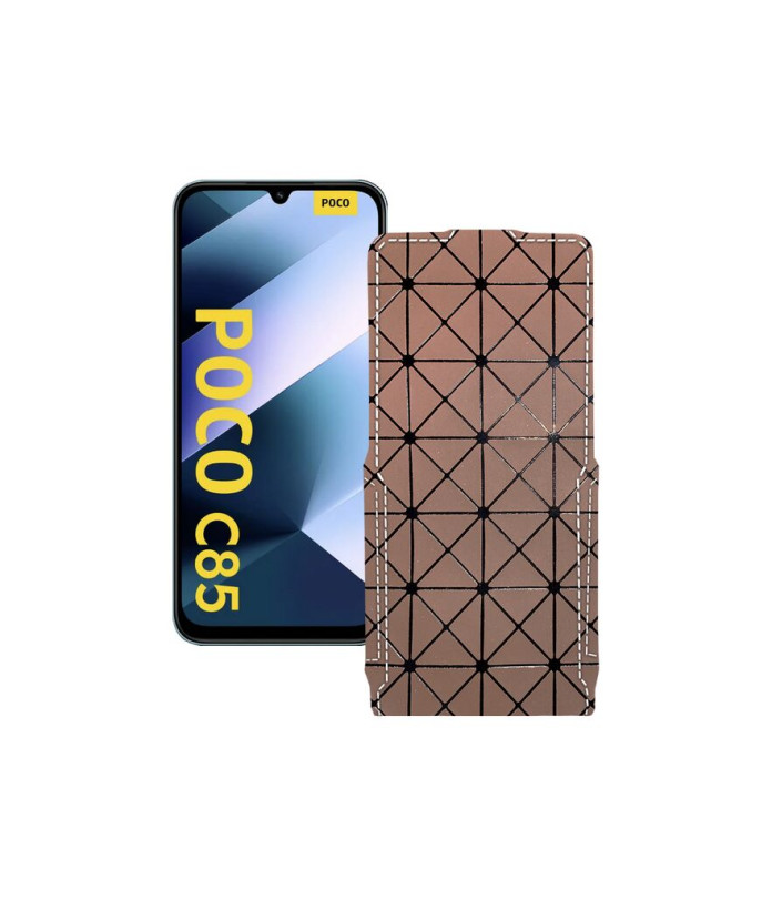 Чохол-флип з екошкіри для телефону Xiaomi Poco C85 4G