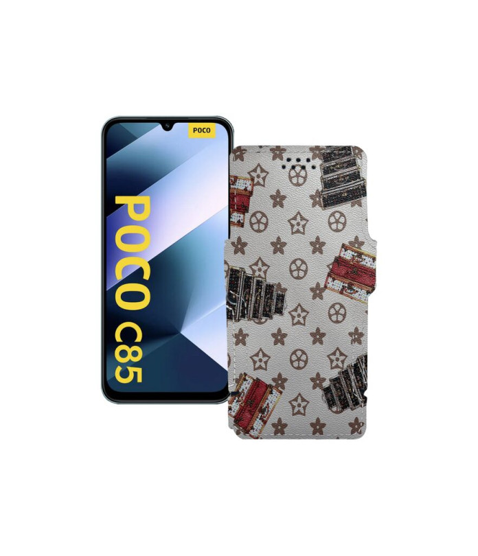 Чохол-книжка з екошкіри для телефону Xiaomi Poco C85 4G