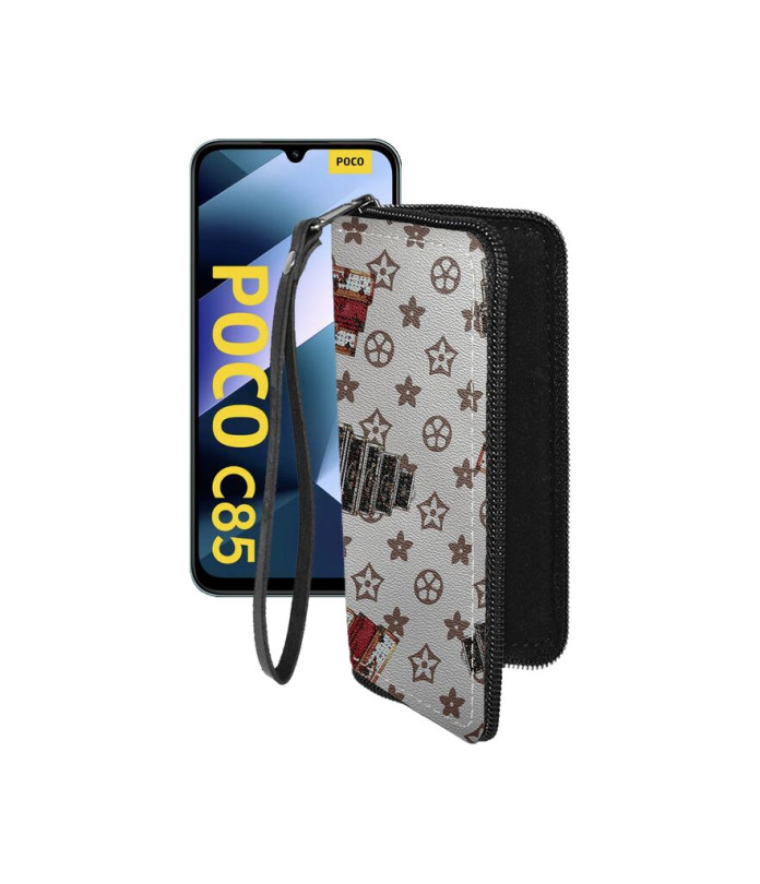 Чохол-гаманець з екошкіри для телефону Xiaomi Poco C85 4G
