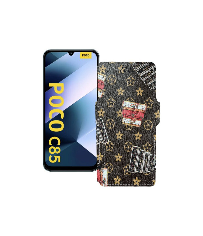 Чохол-книжка з екошкіри для телефону Xiaomi Poco C85 4G