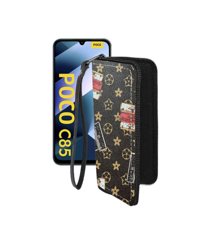 Чохол-гаманець з екошкіри для телефону Xiaomi Poco C85 4G