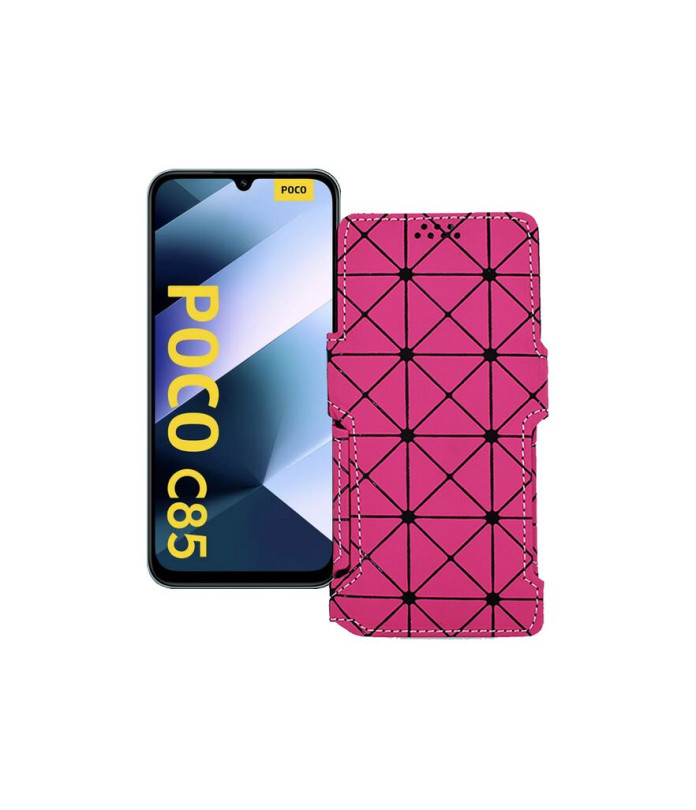 Чохол-книжка з екошкіри для телефону Xiaomi Poco C85 4G