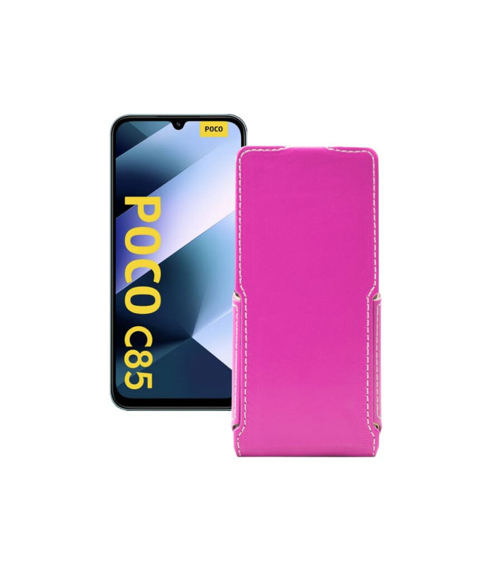 Чохол-флип з екошкіри для телефону Xiaomi Poco C85 4G