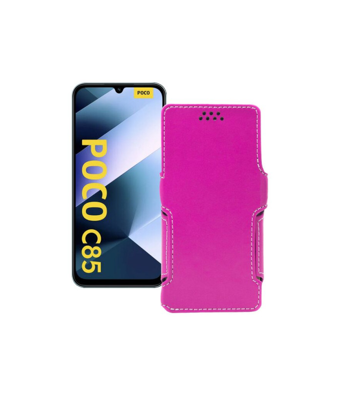 Чохол-книжка з екошкіри для телефону Xiaomi Poco C85 4G