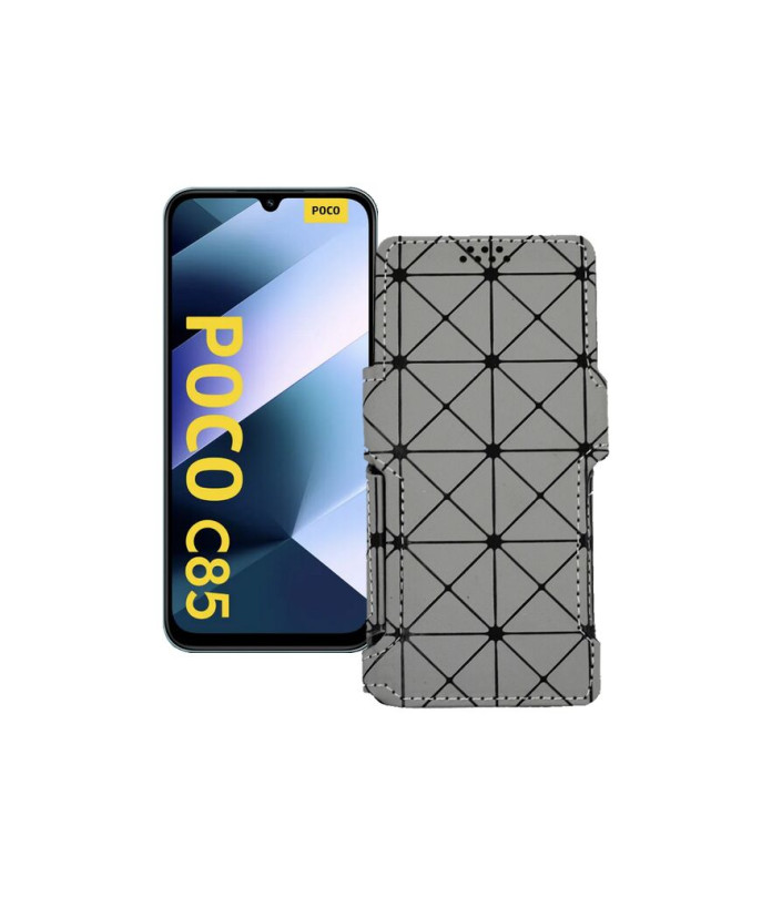 Чохол-книжка з екошкіри для телефону Xiaomi Poco C85 4G