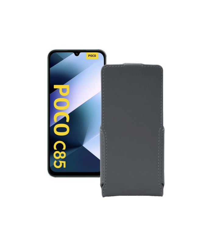 Чохол-флип з екошкіри для телефону Xiaomi Poco C85 4G