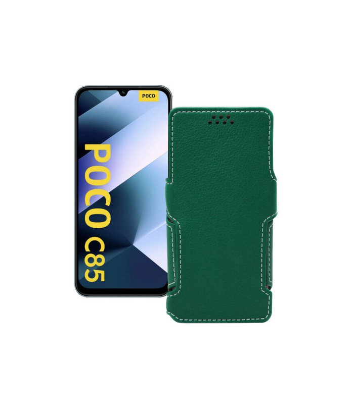 Чохол-книжка з екошкіри для телефону Xiaomi Poco C85 4G