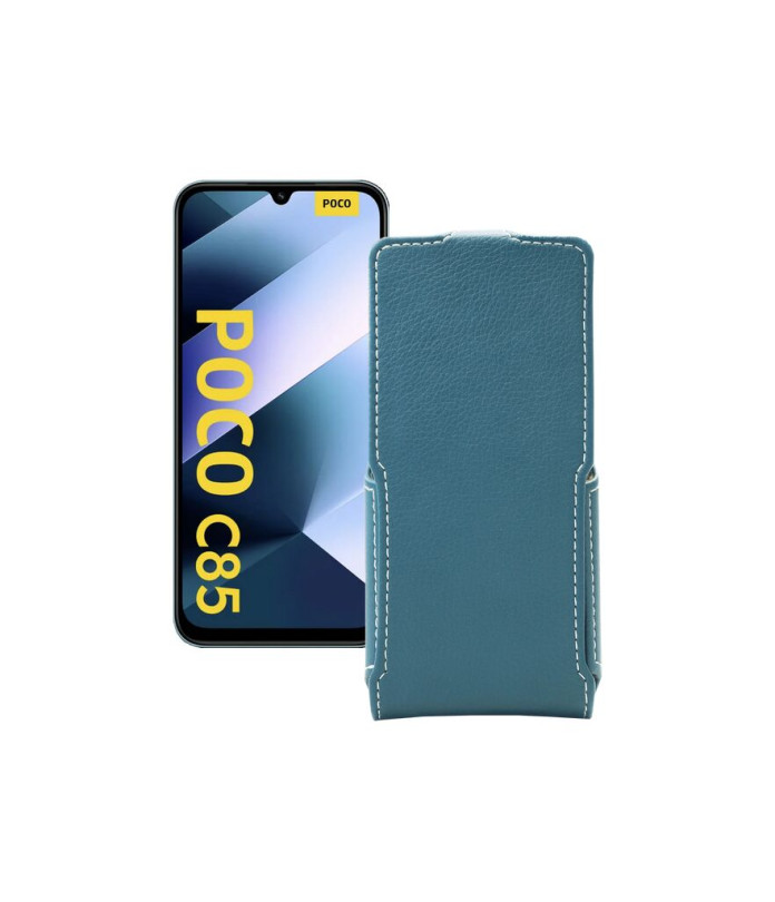 Чохол-флип з екошкіри для телефону Xiaomi Poco C85 4G