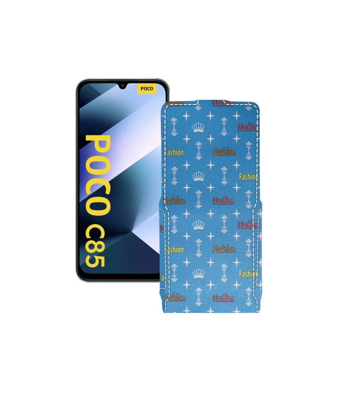 Чохол-флип з екошкіри для телефону Xiaomi Poco C85 4G