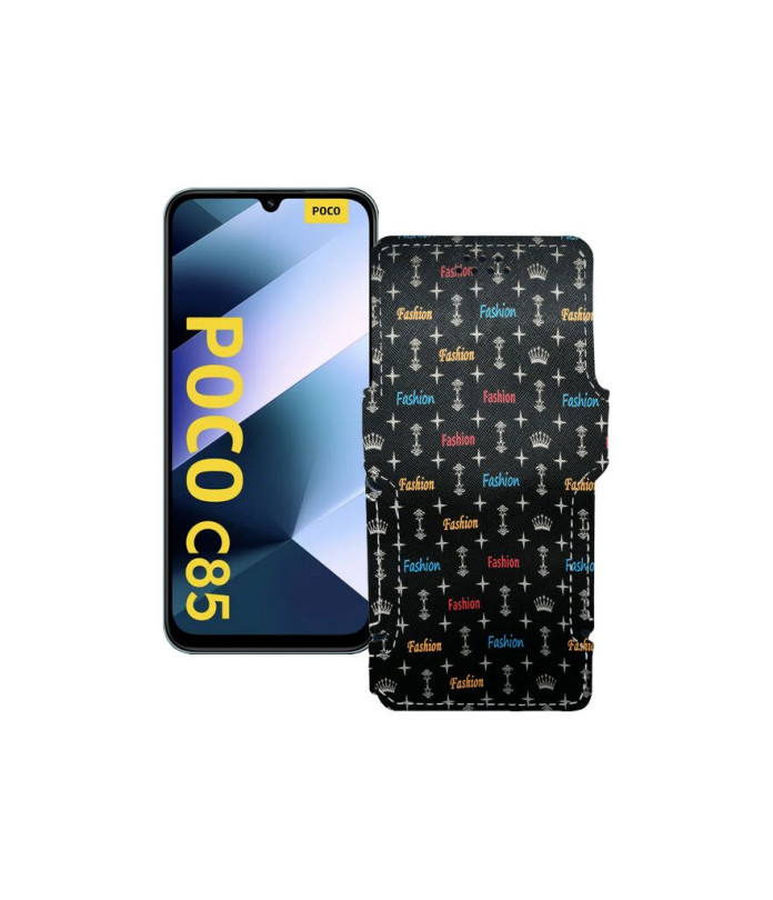 Чохол-книжка з екошкіри для телефону Xiaomi Poco C85 4G