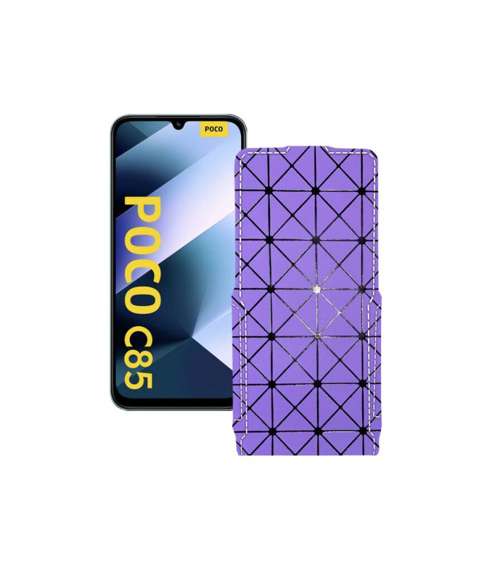 Чохол-флип з екошкіри для телефону Xiaomi Poco C85 4G