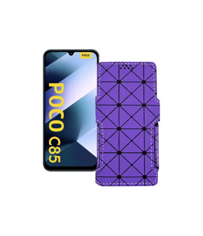 Чохол-книжка з екошкіри для телефону Xiaomi Poco C85 4G