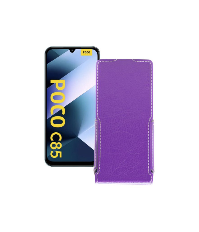 Чохол-флип з екошкіри для телефону Xiaomi Poco C85 4G