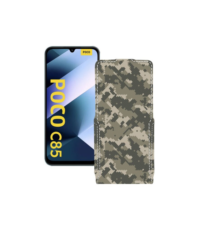 Чохол-флип з екошкіри для телефону Xiaomi Poco C85 4G