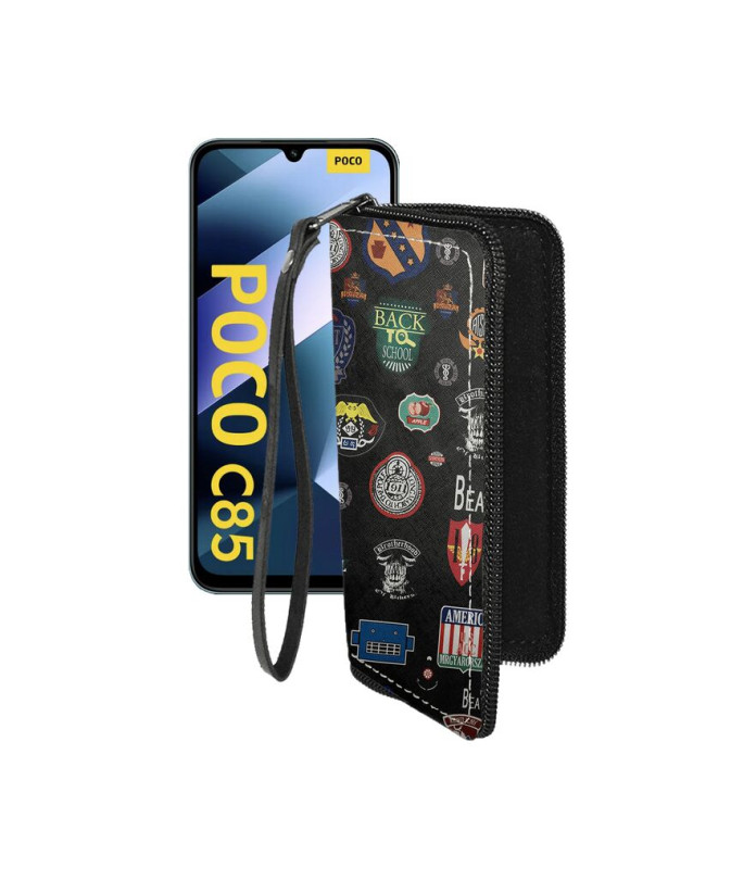 Чохол-гаманець з екошкіри для телефону Xiaomi Poco C85 4G