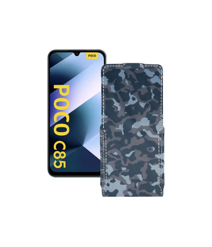 Чохол-флип з екошкіри для телефону Xiaomi Poco C85 4G