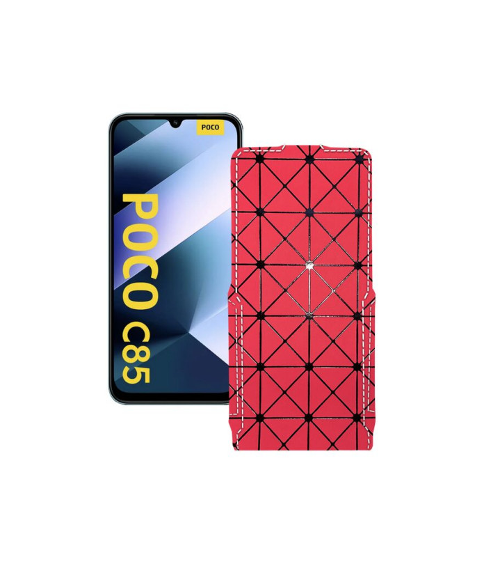 Чохол-флип з екошкіри для телефону Xiaomi Poco C85 4G