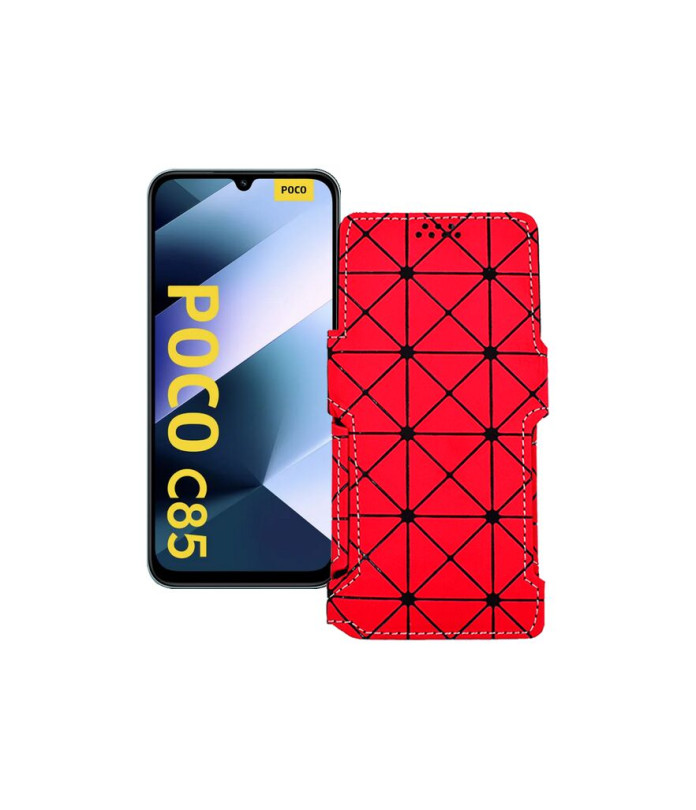 Чохол-книжка з екошкіри для телефону Xiaomi Poco C85 4G