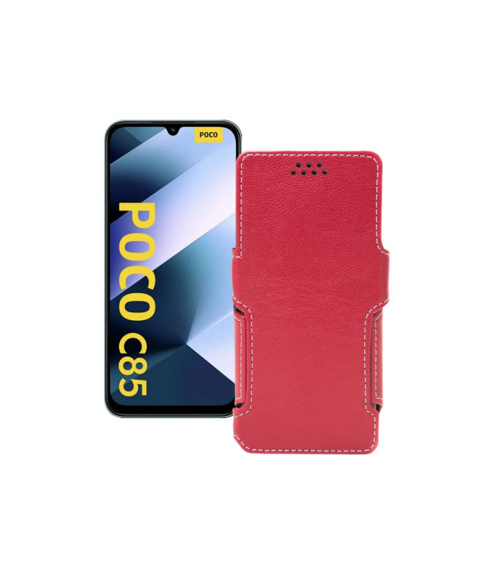 Чохол-книжка з екошкіри для телефону Xiaomi Poco C85 4G