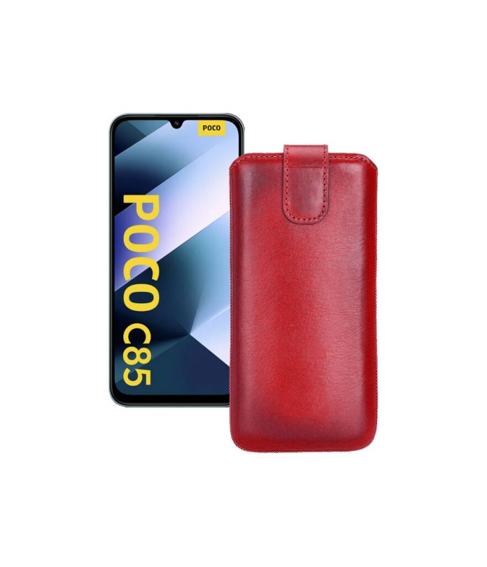 Витяжка з екошкіри для телефону Xiaomi Poco C85 4G