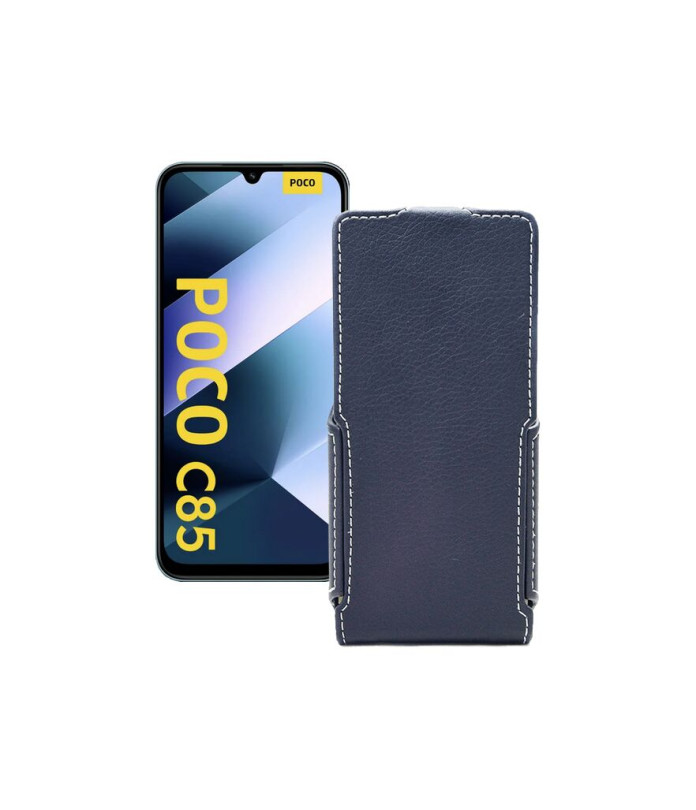 Чохол-флип з екошкіри для телефону Xiaomi Poco C85 4G