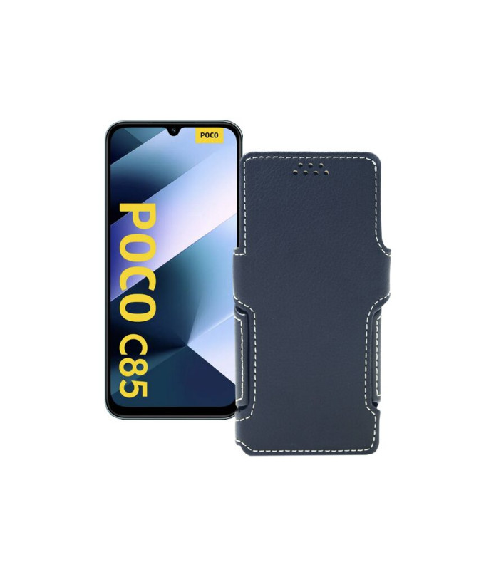 Чохол-книжка з екошкіри для телефону Xiaomi Poco C85 4G