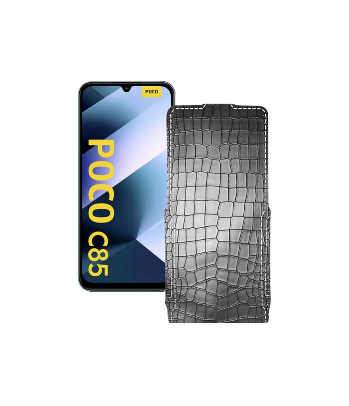 Чохол-флип з екошкіри для телефону Xiaomi Poco C85 4G