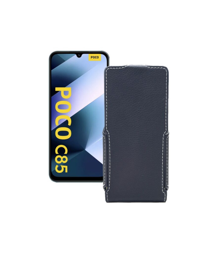 Чохол-флип з екошкіри для телефону Xiaomi Poco C85 4G