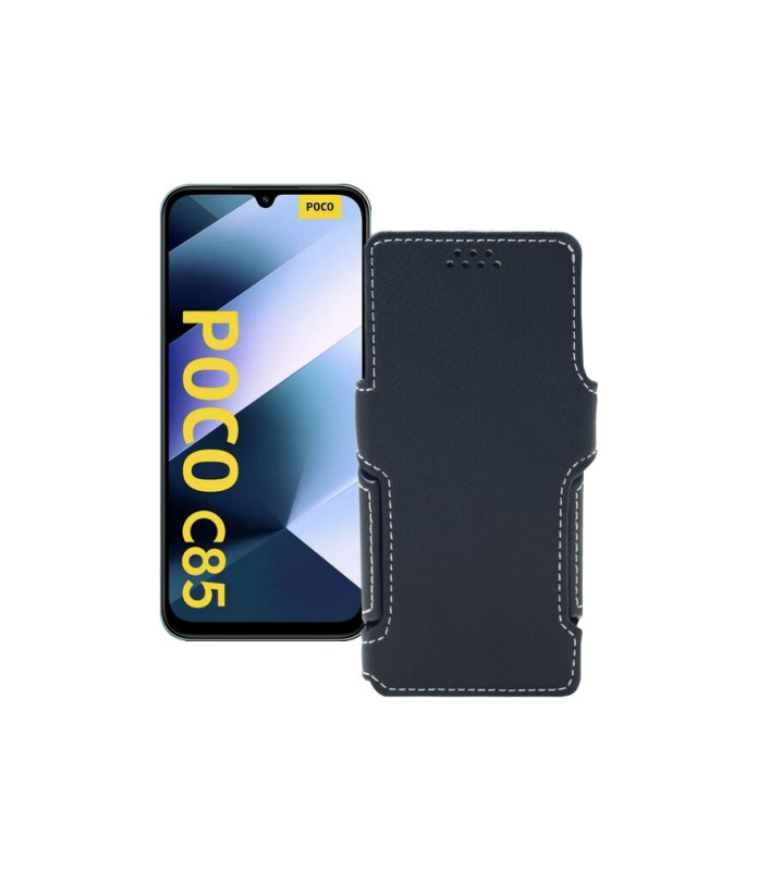 Чохол-книжка з екошкіри для телефону Xiaomi Poco C85 4G