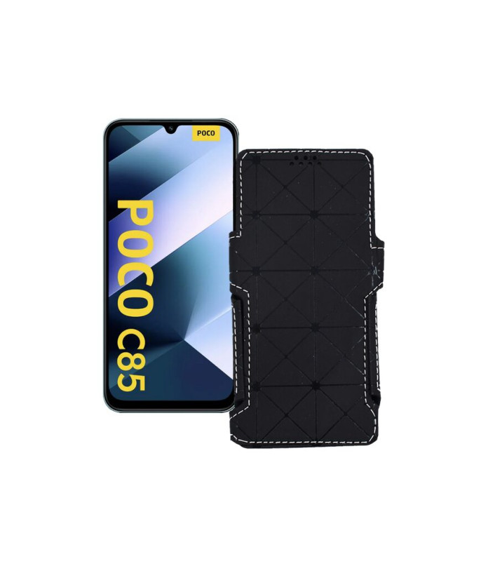 Чохол-книжка з екошкіри для телефону Xiaomi Poco C85 4G