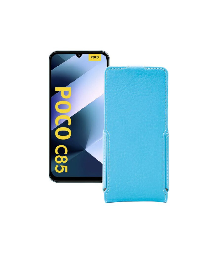 Чохол-флип з екошкіри для телефону Xiaomi Poco C85 4G