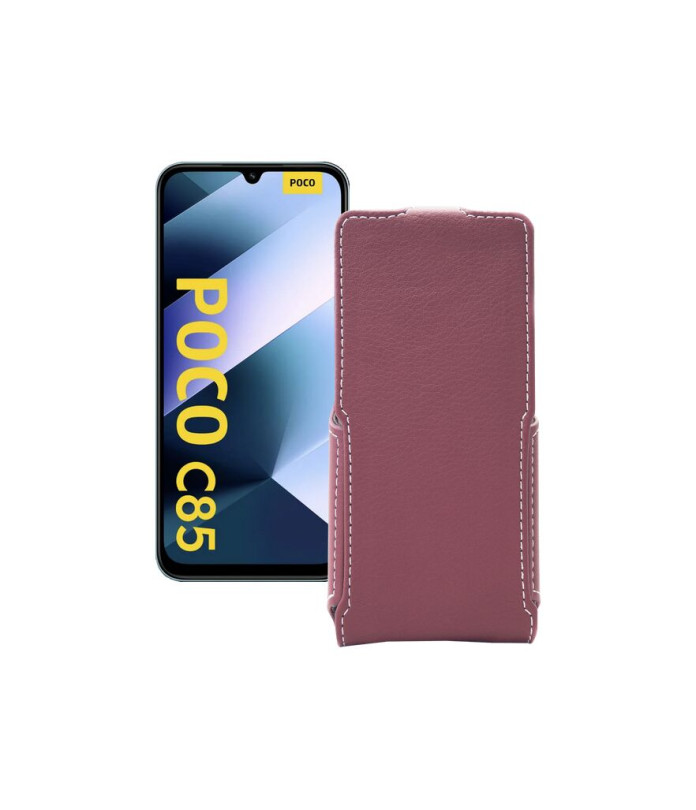Чохол-флип з екошкіри для телефону Xiaomi Poco C85 4G