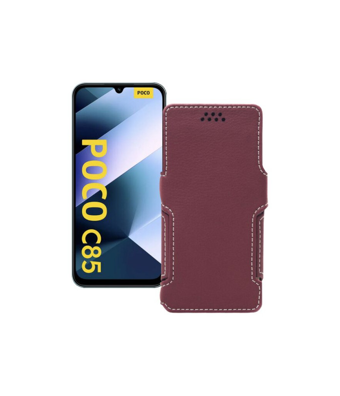 Чохол-книжка з екошкіри для телефону Xiaomi Poco C85 4G