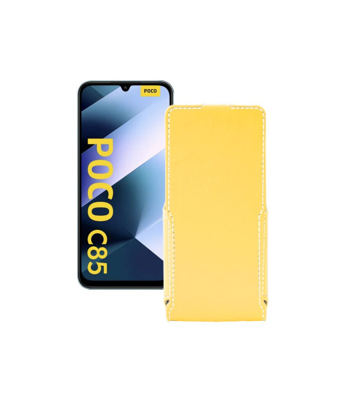 Чохол-флип з екошкіри для телефону Xiaomi Poco C85 4G