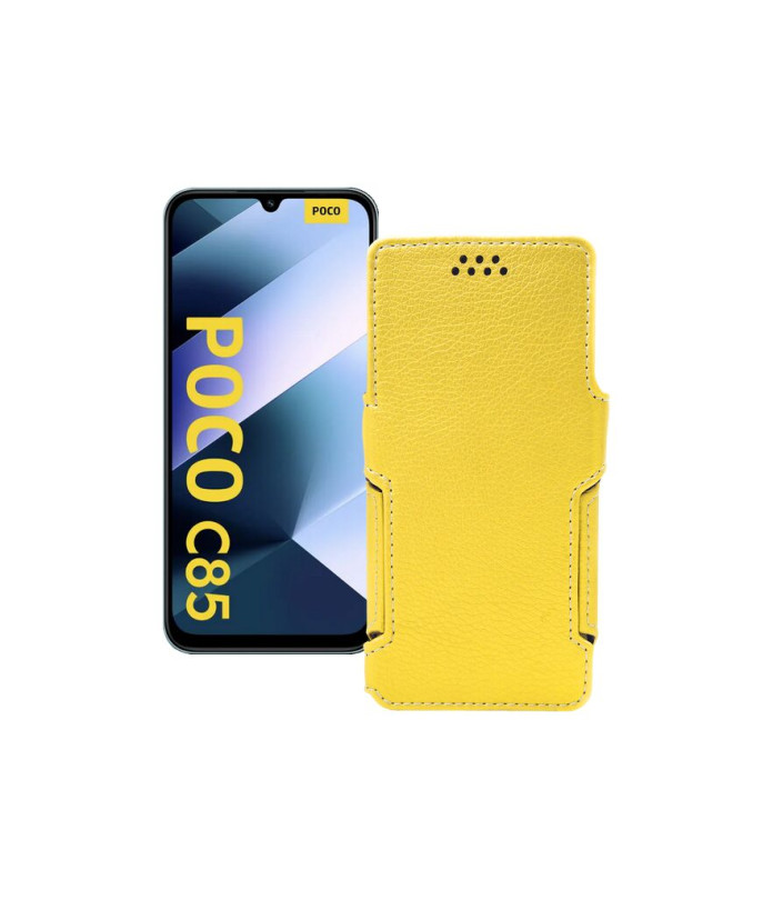 Чохол-книжка з екошкіри для телефону Xiaomi Poco C85 4G