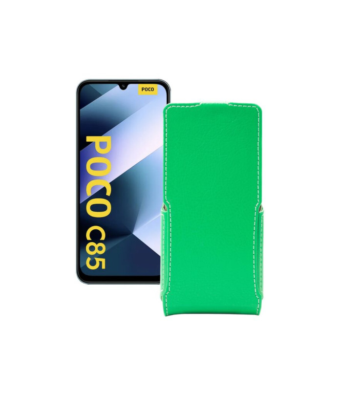 Чохол-флип з екошкіри для телефону Xiaomi Poco C85 4G
