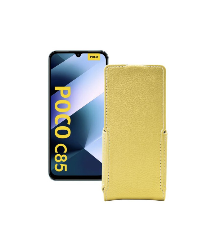 Чохол-флип з екошкіри для телефону Xiaomi Poco C85 4G
