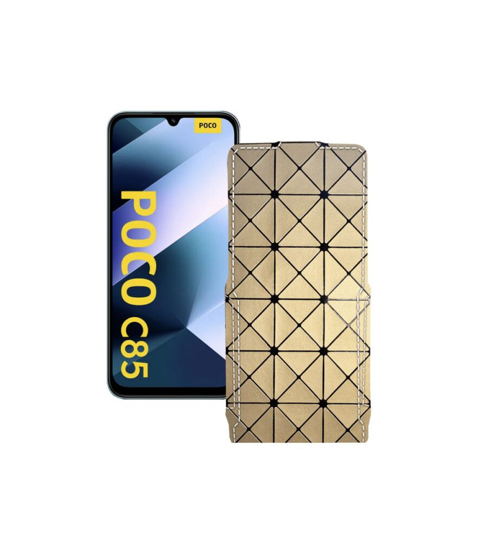 Чохол-флип з екошкіри для телефону Xiaomi Poco C85 4G