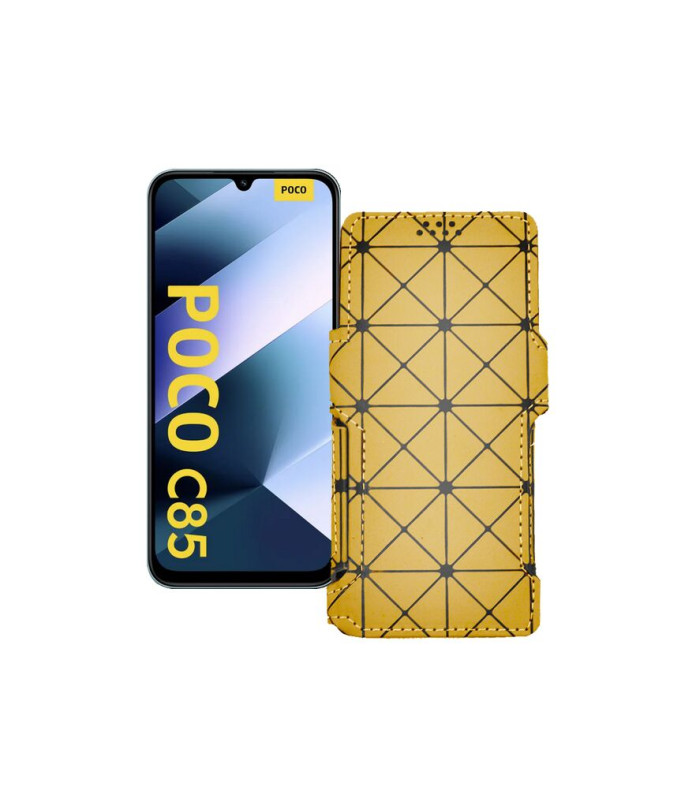 Чохол-книжка з екошкіри для телефону Xiaomi Poco C85 4G