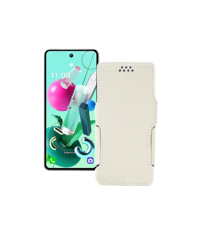 Чохол-книжка з екошкіри для телефону LG Q92 5G