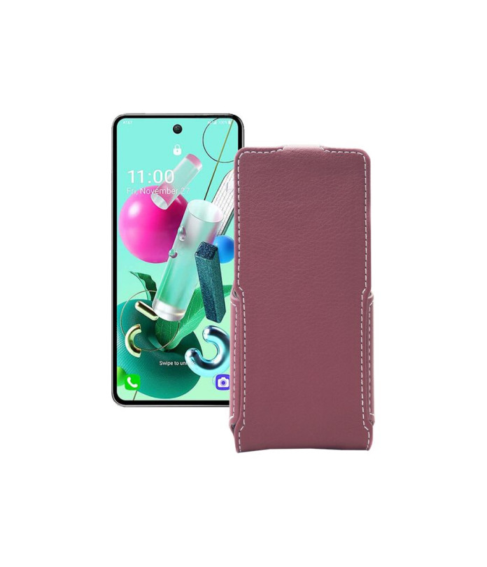 Чохол-флип з екошкіри для телефону LG Q92 5G