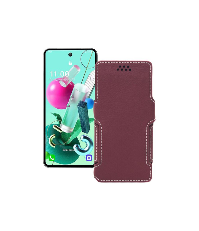 Чохол-книжка з екошкіри для телефону LG Q92 5G